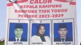 Calon Kepala Kampung Tiuh Tohou, Tulang Bawang | Foto: Ist.