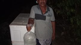 Subehi, petani plasma PT. CPB bersama PT. Rumah Katalis Indonesia akan melakukan tebar benur udang pada Senin (18/9/2023).
