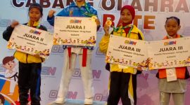 Nashiwa Heriyanto DJ raih emas dalam Kejurnas KKI O2SN 2023 di Jakarta