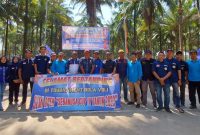 Sekretaris KONI Pesibar, Iwan Setiawan mewakili Ketua KONI Pesibar, Agus Istiqlal membuka Turnamen Bola Voli Sabanusa Cup Ke-4. Foto: Kabar Indonesia