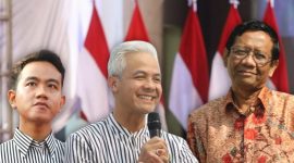 Cawapres Ganjar Pranowo, antara inisial M dan Gibran. Foto: Diolah dari berbagai sumber oleh Kristian Agusani