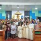 Keterangan Foto: Ibadah Minggu di Gereja ST. Thomas di Kampung Sriwijaya, Kabupaten Way Kanan yang diikuti oleh personil Kodim 0427/Way Kanan yang beragama Nasrani