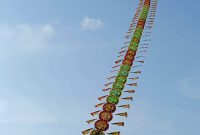 Salah satu peserta lomba layang yang diadakan kaum muda Desa Margototo, Kecamatan Jati Agung, Kabupaten Lampung Selatan.
Foto: Paulus Asiono, kabarindonesia.co