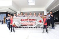 Polres Pesisir Barat gelar  Bakti Sosial Donor Darah Dalam Rangka HUT Humas Polri Ke-72.