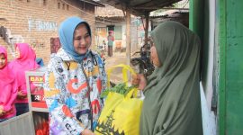 Riana Sari Arinal serahkan bantuan bantuan Program Siger Pemerintah Provinsi Lampung.
Foto: Dinas Infokom dan Statistik Lampung