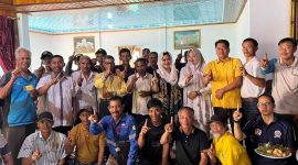 Caleg DPRD Provinsi Sumsel No. Urut 1 dari Partai Golkar Lury Elza Alex Noerdin lakukan konsolidasi di Muara Enim. Foto: RPS, kabarindonesia.co