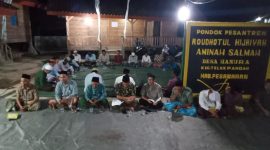 Majelis Syi'ar Qur'an adakan Khotmil Al-Qur'an di Pondok Pesantren Roudhotul Hijaiyah, Desa Hanura, Kecamatan Teluk Pandan, Kabupaten Pesawaran. Foto: Ujang Hermawan, kabarindonesia.co