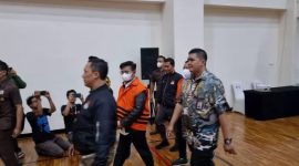 Syahrul Yasin Limpo saat menjalani pemeriksaan di KPK. Foto: Jawa Pos