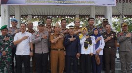 Pemkab Pesisir Barat hadiri Sispamkota yang dilakukan oleh Polres Pesibar. Foto: Joni Irawan, kabarindonesia.co