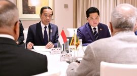 Presiden Jokowi saat melakukan pertemuan bilateral di China World Hotel, Beijing (17/10/23). Foto: Instagram resmi Sekretariat Kabinet