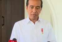 Keterangan Pers Presiden Jokowi, terkait pengunduran diri Mentri Pertanian.
Tangkapan Layar : Chanel Youtube Sekretariat Presiden
