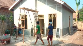 Rumah Hendrik, warga Way Kanan yang dapat Program RLH tengah masuki proses pembangunan 80%