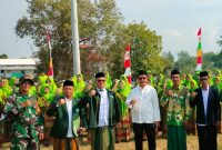 Ratusan santri Desa Bumi Pratama Mandira peringati Hari Santri Nasional. Foto: Taufiq Yusuf, kabarindonesia.co