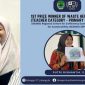 Putri Rismantia, guru asal Kabupaten PALI jadi yang terbaik di ASEAN dalam ajang Southheast Asian Waste Hero Awards.