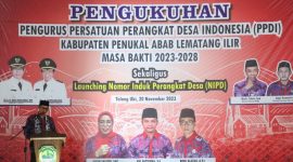 Bupati PALI, Heri Amalindo mengajak seluruh Pengurus PPDI Kabupaten PALI untuk hadirkan inovasi setiap desa. Foto: RPS, Kabar Indonesia.