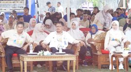 Agus Istiqlal buka Peringatan HCTPS di SDN 72 Krui. Foto: Joni Irawan, Kabar Indonesia.
