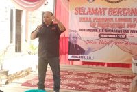 Wakil Ketua GP Nusantara Provinsi Lampung, Muhlasin membuka Lomba Panco Tingkat Provinsi Lampung Tahun 2023. Foto: Respati Syamsi, Kabar Indonesia