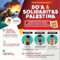 Poster Do'a dan Solidaritas Palestina yang diadakan oleh Ponpes NH Sukawinatan, Kota Palembang.