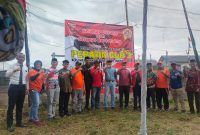 Ketua KONI Lampung Barat, Parosil Mabsus membuka Turnamen Terbuka Futsal Peratin Cup 1 di Pekon Tanjung Raya, Kecamatan Sukau, Lampung Barat. Foto: Haeruel Abadi, Kabar Indonesia