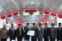 DPRD Kabupaten PALI menyetujui lima Raperda pada akhir tahun 2023.