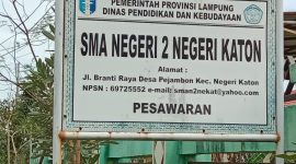 SMA Negeri 2 Negeri Katon. Foto: Isbah Cholib