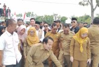 Aksi dukungan ASN Pemkab Banyuasin terhadap Pj. Bupati Banyuasin. Foto: RPS, Kabar Indonesia