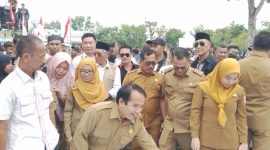 Aksi dukungan ASN Pemkab Banyuasin terhadap Pj. Bupati Banyuasin. Foto: RPS, Kabar Indonesia