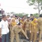 Aksi dukungan ASN Pemkab Banyuasin terhadap Pj. Bupati Banyuasin. Foto: RPS, Kabar Indonesia