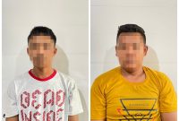 Dua pelaku pencurian sepeda motor di Tiyuh Daya Asri, Tulang Bawang Barat berhasil ditangkap petugas Polres Tulang Bawang Barat. Foto: Dokumentasi Humas Polres Tubaba