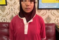 SP istri Asnawi, tersangka kasus narkotika yang melarikan diri dari Rutan Polda Lampung. Foto: Humas Polda Lampung