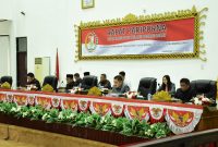 Pj Bupati Tubaba Hadiri Rapat Paripurna DPRD Tubaba Tentang Pembicaraan Tingkat II atas 7 Raperda. Foto: Andi Rahman, Kabar Indonesia.