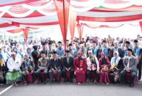 Bupati PALI, Heri Amalindo melepas keberangkatan 95 orang jemaah umroh. Foto: Rizky Pratama Saputra, Kabar Indonesia.