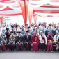 Bupati PALI, Heri Amalindo melepas keberangkatan 95 orang jemaah umroh. Foto: Rizky Pratama Saputra, Kabar Indonesia.