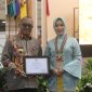 Pekon Sukaraja, Kecamatan Batu Brak, Kabupaten Lampung Barat menerima penghargaan terbaik 2 untuk Desa Siger. Foto: Humas Pemkab Lambar