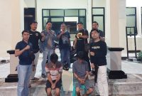Petugas Polsek Menggala dan Tekab 308 Presisi berhasil amankan dua pelaku curat di Astra Ksetra. Foto: Andi Rahman, Kabar Indonesia
