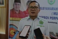 Ketua Umum Persatuan Panahan Indonesia (Perpani) Sumatera Selatan Periode 2023-2024, Firdaus Hasbullah. Foto: RPS, Kabar Indonesia