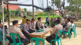Polres Tulang Bawang gelar patroli Operasi Mantap Brata Krakatau 2023-2024. Foto: Humas Polres Tuba