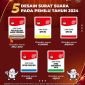 Info grafis: Saluran Publik resmi Komisi Pemilihan Umum (KPU) RI