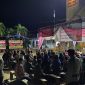 Personel Polres Tanggamus kawal pelaksanaan ibadah Misa Natal di 13 gereja yang ada di Tanggamus. Foto: Dedi Heryadi, Kabar Indonesia