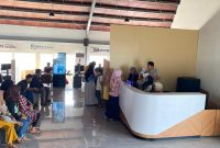 Mall Pelayanan Publik Kabupaten Tulang Bawang Barat terlihat sibuk melayani warga Tulang Bawang. Foto: Andi Rahman, Kabar Indonesia