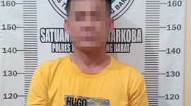 Seorang residivis yang merupakan warga Gunung Batin ditangkap petugas Polres Tulang Bawang karena diduga menjadi bandar sabu-sabu pada Jum'at (5/1/2024). Foto: Humas Polres Tulang Bawang Barat.