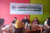 Kantor kabarindonesia.co Provinsi Jambi melakukan Pelatihan Jurnalistik Dasar yang dilakukan pada Rabu (10/1/2024). Foto: Baidillah, Kabar Indonesia