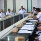 Pj. Bupati Lampung Barat, Nukman memimpin rapat persiapan peletakan batu pertama Pasar Tematik Lumbok Seminung, Lampung Barat. Foto: Haeruel Abadi, Kabar Indonesia.