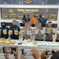 Pihak Polresta Jambi berhasil sita puluhan kilogram narkoba jenis shabu dari jaringan narkotika internasional. Foto: Humas Polresta Jambi