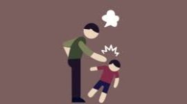 Ilustrasi pemukulan terhadap anak