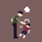 Ilustrasi pemukulan terhadap anak