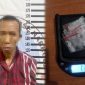 Petani asal Gedung Aji, Kecamatan Gedung Aji, Kabupaten Tulang Bawang inisial AE (44) ditangkap petugas Satresnarkoba Polres Tulang Bawang karena kedapatan mengedarkan narkotika jenis sabu pada Senin (15/1/2024). Foto: Humas Polres Tulang Bawang