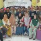 Peserta Pendidikan Politik Berintegritas Kota Bandarlampung yang diadakan oleh Yayasan Satunama Yogyakarta berfoto bersama pada Senin (22/1/2024). Foto: Ferry HT, KabarIndonesia.co