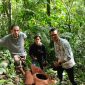 Bunga Raflesia mekar di Desa Baru Manis, Kecamatan Bermani Ulu, Kabupaten Rejang Lebong pada Jum'at (19/1/2024). Foto: Yayan Hardian, Kabarindonesia.co