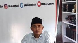 Ketua Komisi Pemilihan Umum (KPU) Lampung Barat Arip Sah.